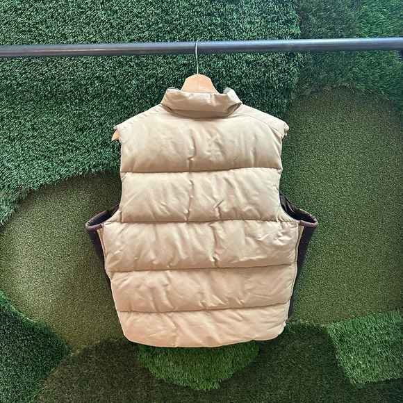 Vintage 1980s Reversible Puffer Vest Large - Picture 2 of 5